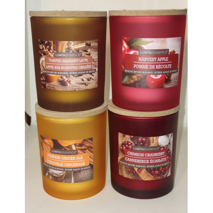 Set of 4 Autumn Scented Candles